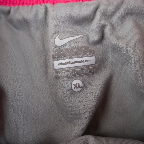 NIKE Running Tempo Dash Youth Girl's neon blue pink running short size XL - Picture 6 of 11